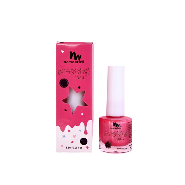 No Nasties Kids Scratch Off Nail Polish | Bright Pink 