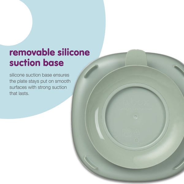 b.box 2-in-1 Suction Plate | Sage ⭐️