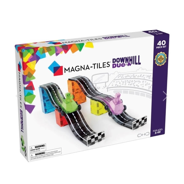 MAGNA-TILES® Magnetic Tiles | 40 Piece Downhill Duo Set