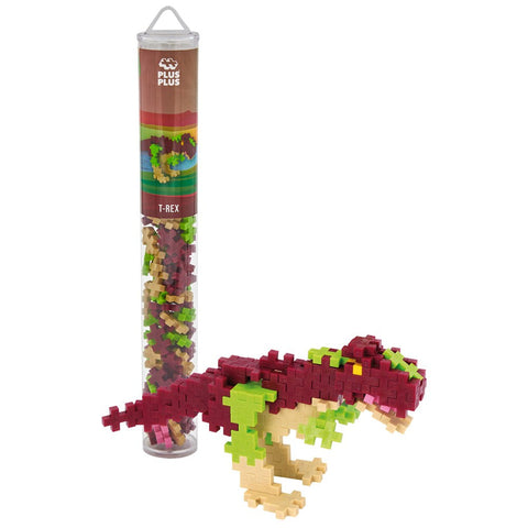 Plus-Plus T-Rex Tube | 100 Pieces - DUE IN STOCK APPROX MID NOV