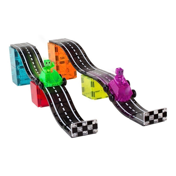 MAGNA-TILES® Magnetic Tiles | 40 Piece Downhill Duo Set