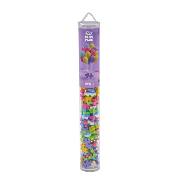 Plus-Plus Pastel Mix Tube | 100 Pieces