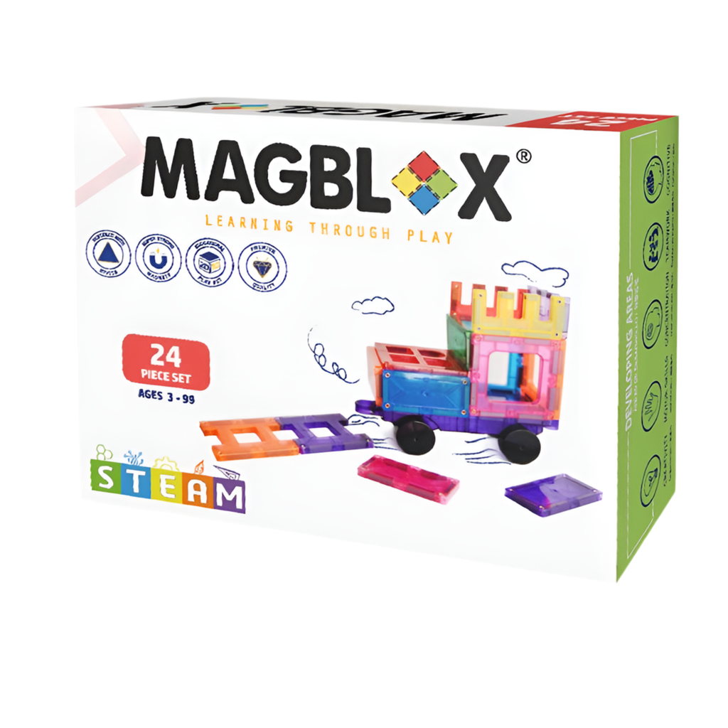 MAGBLOX® Magnetic Tiles | 24 Piece Accessory Set