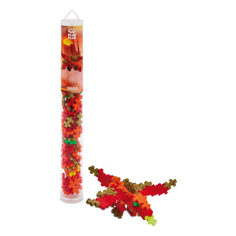 Plus-Plus Dragon Tube | 100 Pieces - DUE IN STOCK APPROX MID NOV