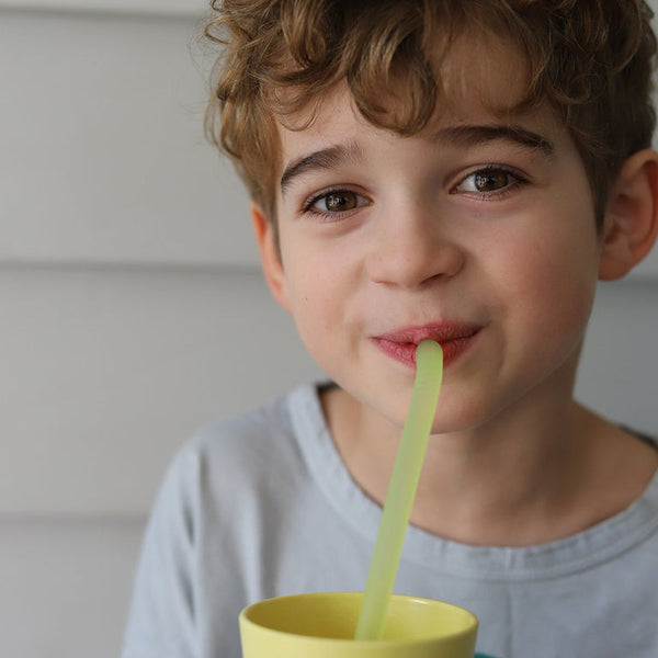 b.box Reusable Silicone Straw Set | Very Berry