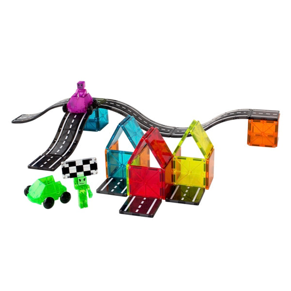 MAGNA-TILES® Magnetic Tiles | 40 Piece Downhill Duo Set