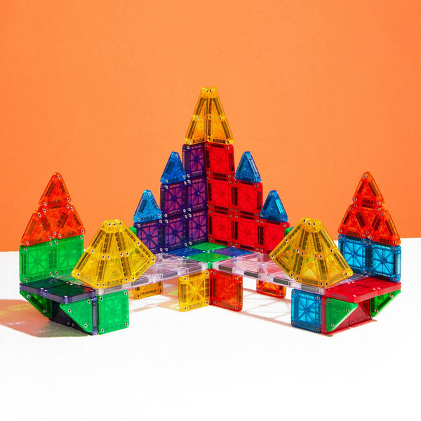 MAGNA-TILES® Magnetic Tiles | 70 Piece microMAGS Set