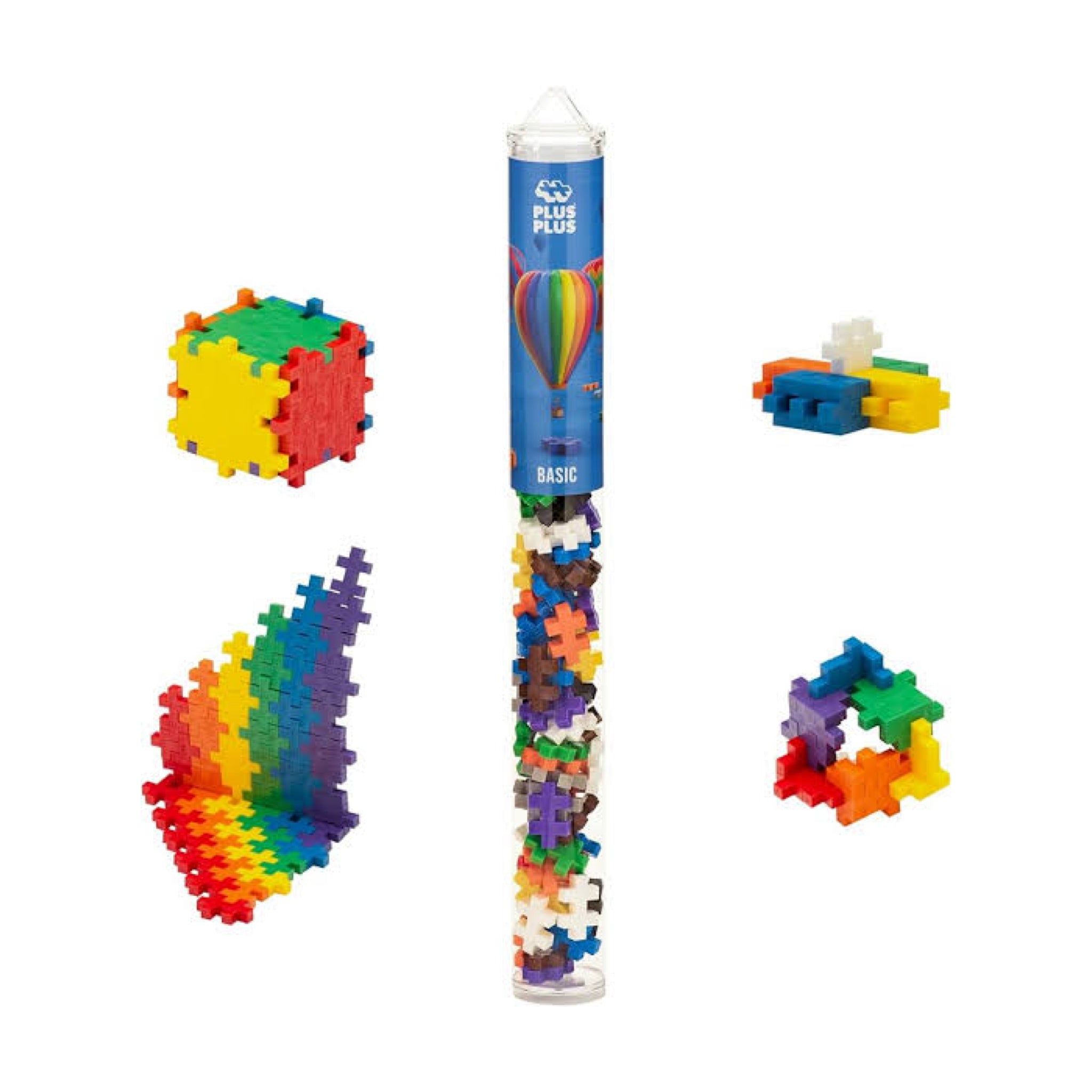 Plus-Plus Basic Mix Tube | 100 Pieces