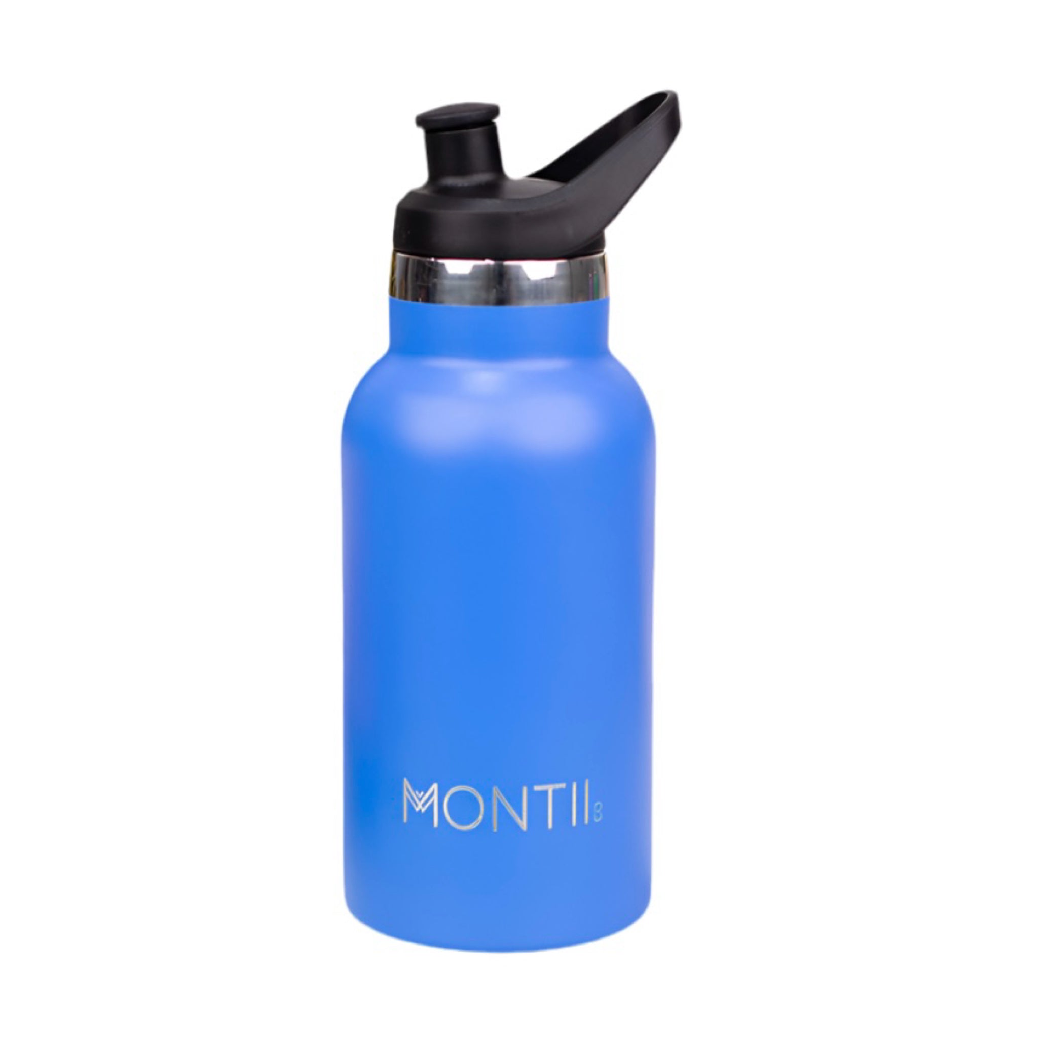 MontiiCo Original Mini 350ml Drink Bottle | Blueberry + FREE Bumper 