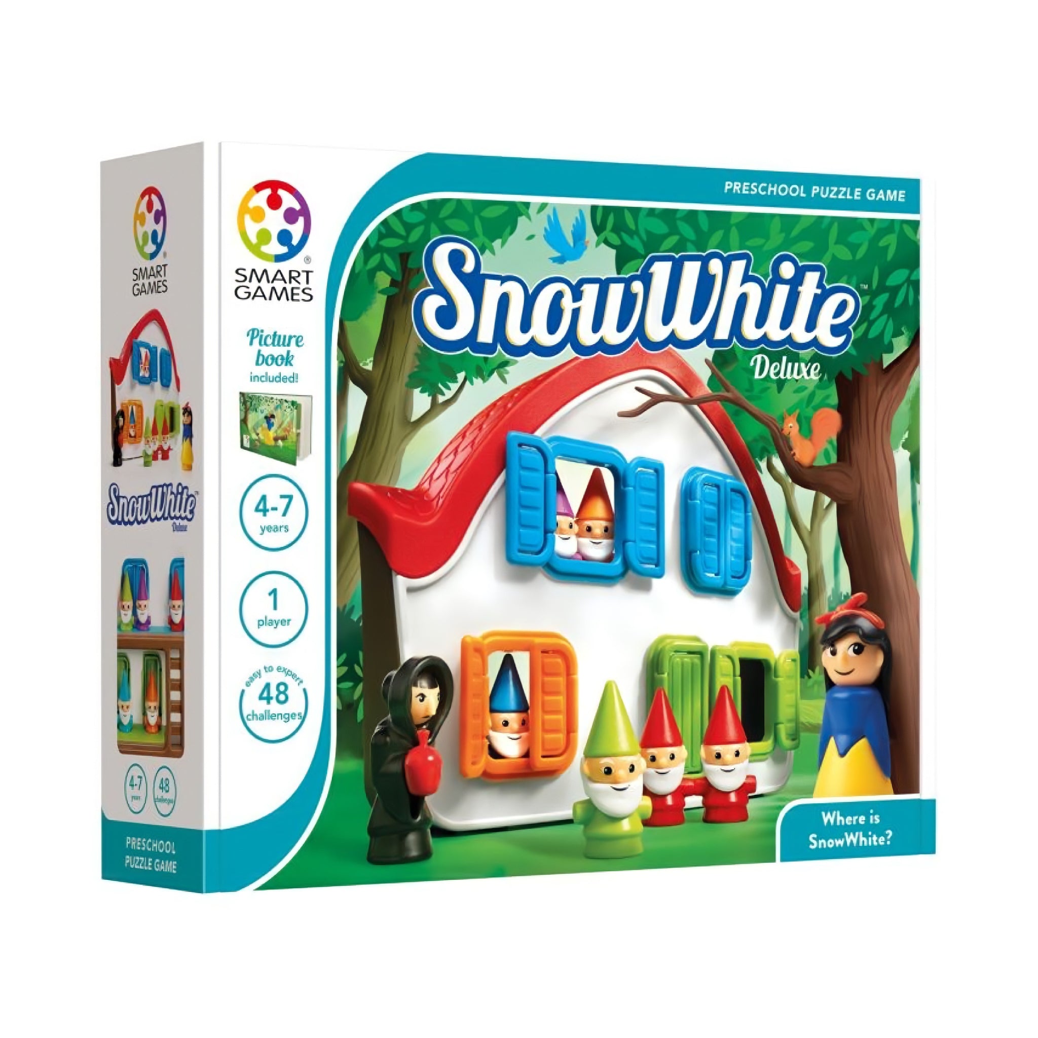 Smart Games Logic Games 4-7 years+ | Snow White Deluxe